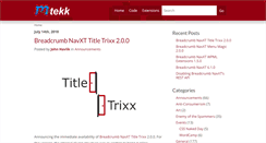 Desktop Screenshot of mtekk.us